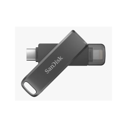 SanDisk iXpand Luxe 128GB USB-C/Lightning Flash muisti