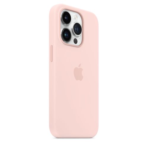Apple iPhone 14 Pro Silicone Case w/MagSafe Chalk Pink