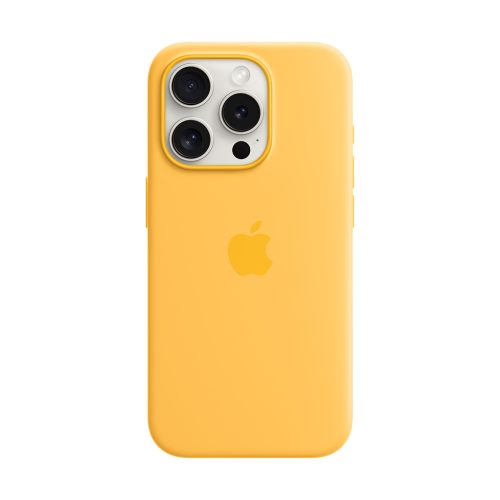 Apple iPhone 15 Pro Max Silicone Case w/MagSafe - Sunshine