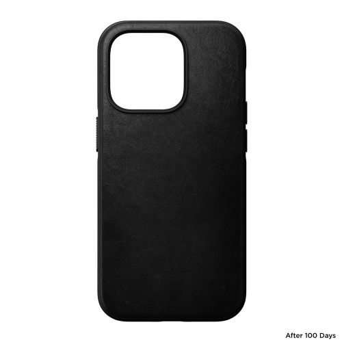 Nomad Modern Leather Case w/MagSafe iPhone 14 Pro - Black