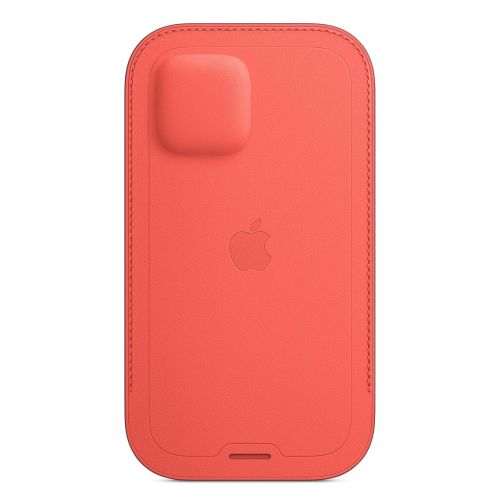 Apple iPhone 12 Pro Max Leather Sleeve w/MagSafe Pink Citrus