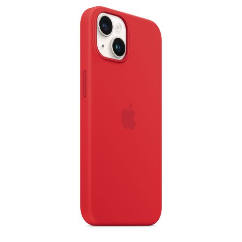 Apple iPhone 14 Silicone Case w/MagSafe (PRODUCT)RED