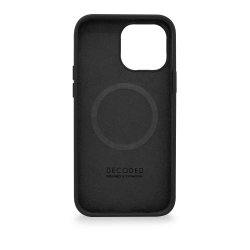 DECODED Silicone Backcover w/MagSafe for iPhone 14 Pro - Charcoal