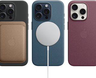 iPhone 15, MagSafe-lisävarusteet näkyvillä